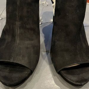 3/$25 Via Spiga Sz 11M Suede Leather Platform Sandal